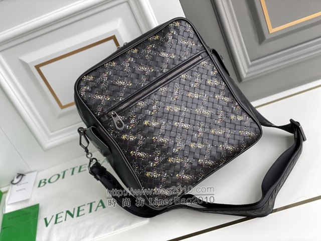 Bottega veneta高端男包 寶緹嘉原單胎牛皮新款雙肩背包 BV經典款編織男包  gxz1362